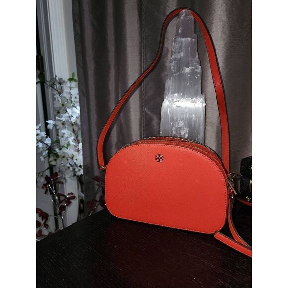 Tory Burch Emerson Camera Bag in Red Samba NWOT - Picture 5 of 8